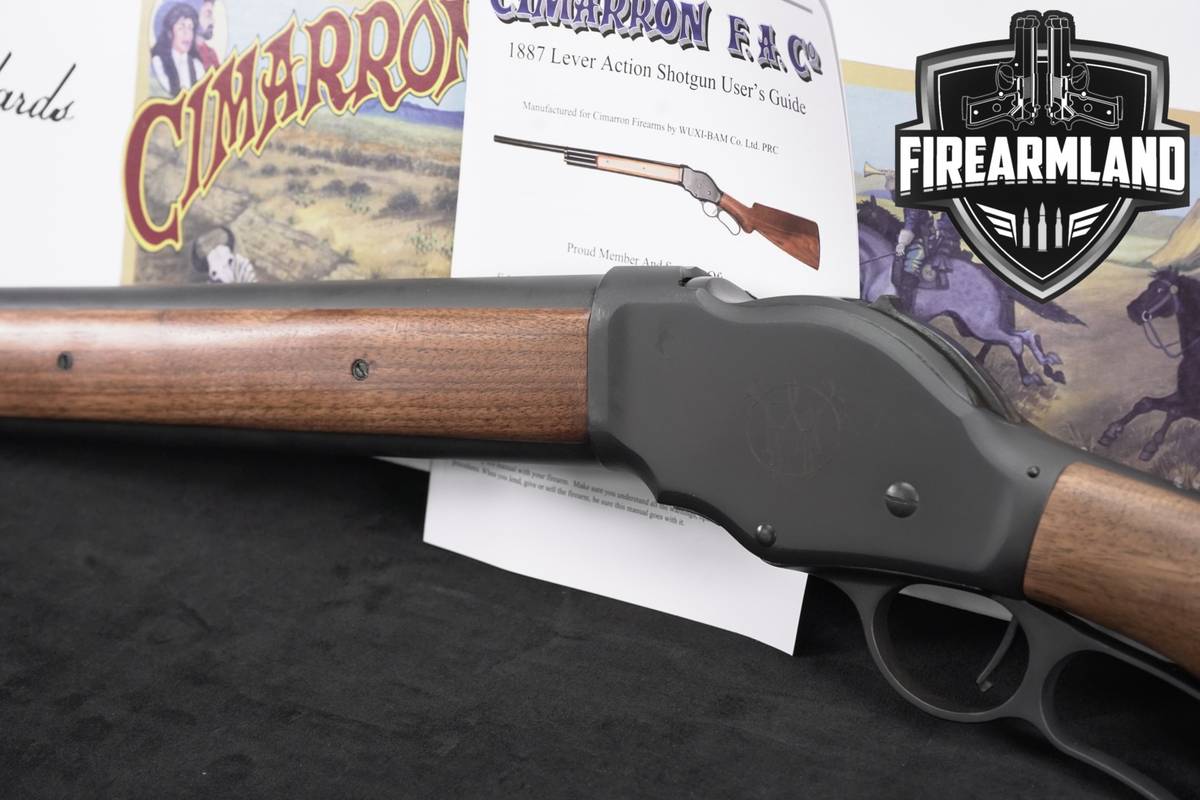 Cimarron Firearms Model 1887 Riot 12-Gauge 20" Black & Walnut +ORIG BOX