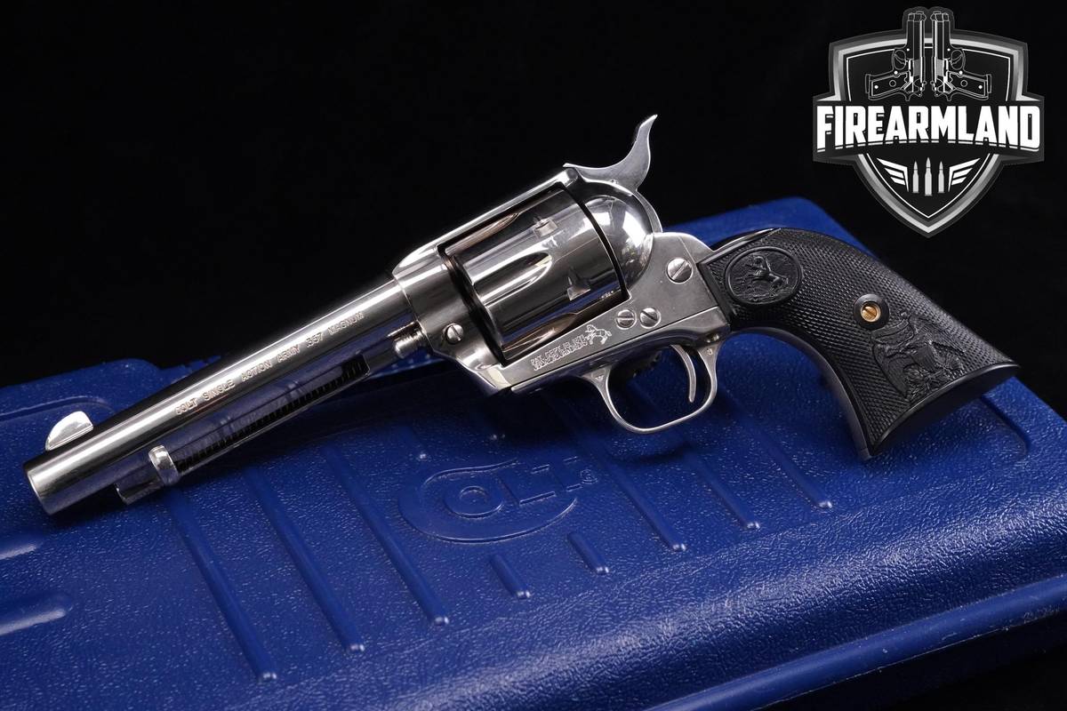 1980 Colt Single Action Army 3rd Gen 357-Magnum 5.5" Nickel SAA