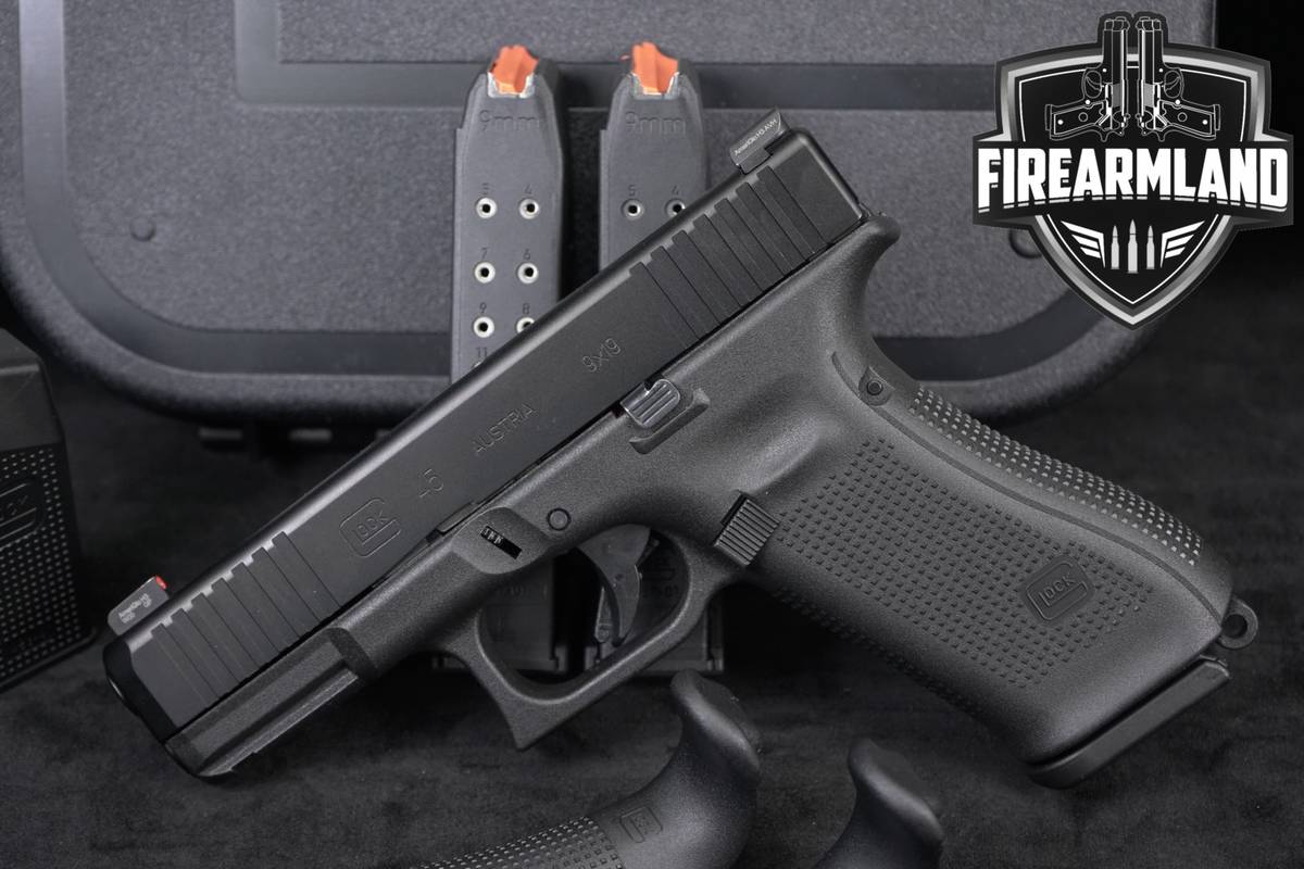 Glock 45 Gen5 G45 Gen 5 9mm 4.02 +AMERIGLO, 3 MAGS & ORIG CASE