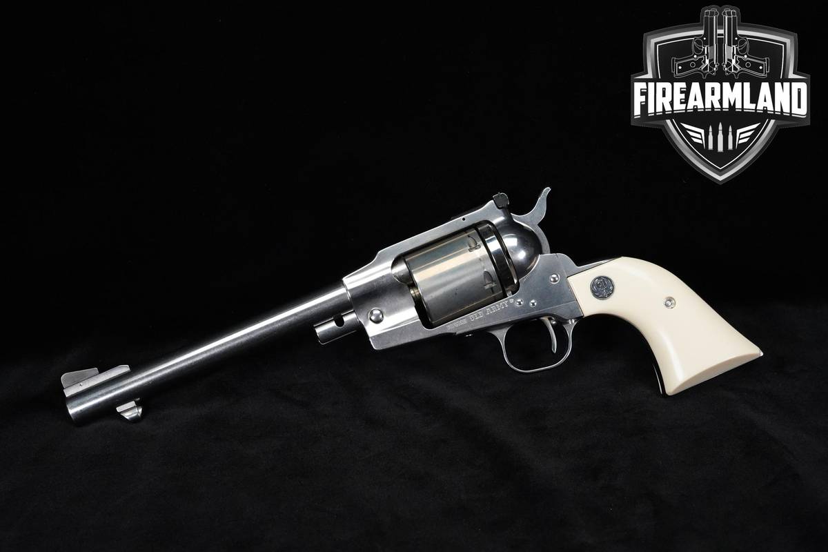 CONVERTED 1995 Ruger Old Army 45 Colt 7.5" Stainless Kirst Konverter