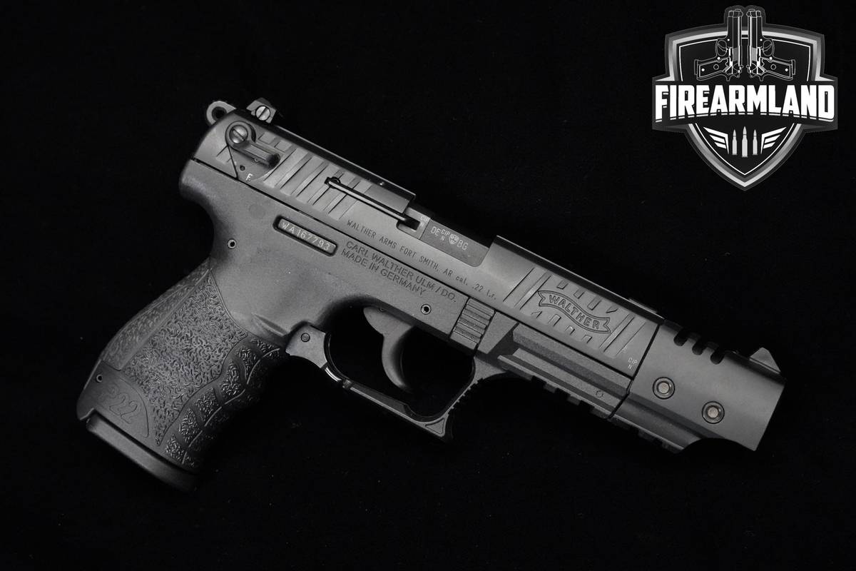 Walther P22 CA Target Black 22LR 4.9" Tenifer Walther-P22 California DA/SA