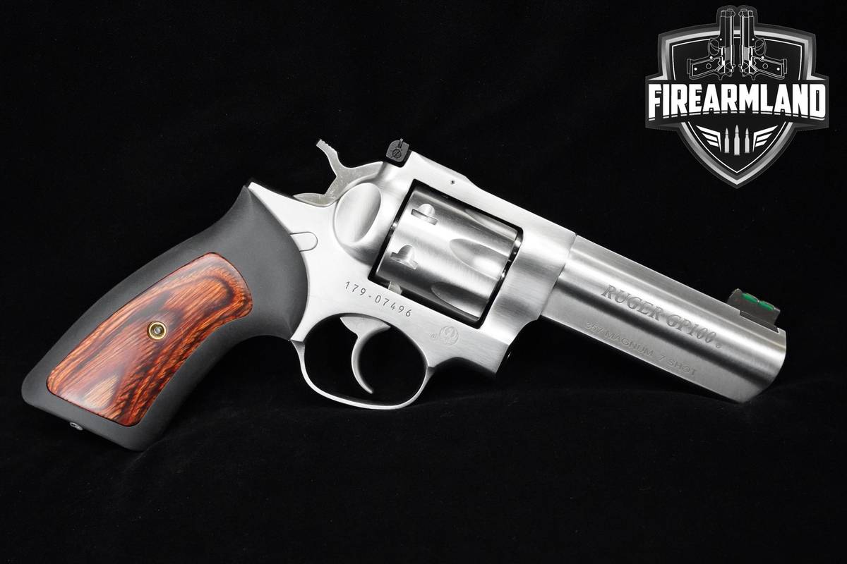 Ruger GP100 7-Shot 357 Magnum Satin Stainless Ruger-GP100 GP-100 +ORIG CASE