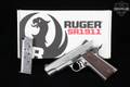 2016 Sturm Ruger SR1911 Commander-Style .45 ACP Bead-Blast Stainless in Very Good Condition Image 2