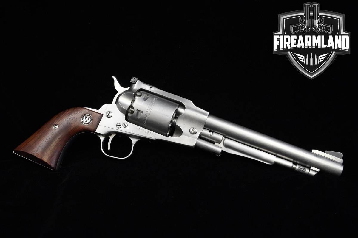 1996 Ruger Old Army 44 BPM 7.5" Stainless Steel Ruger +ORIG CASE