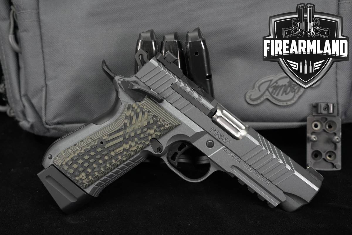 Kimber KDS9c Rail 9mm Optics-Ready 1911 2011 FLUTED BARREL +4 MAGS, CASE