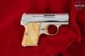 1964 FN Herstal (FNH) Baby Browning .25 ACP (6.35mm) Bright Nickel in Good Condition Image 4