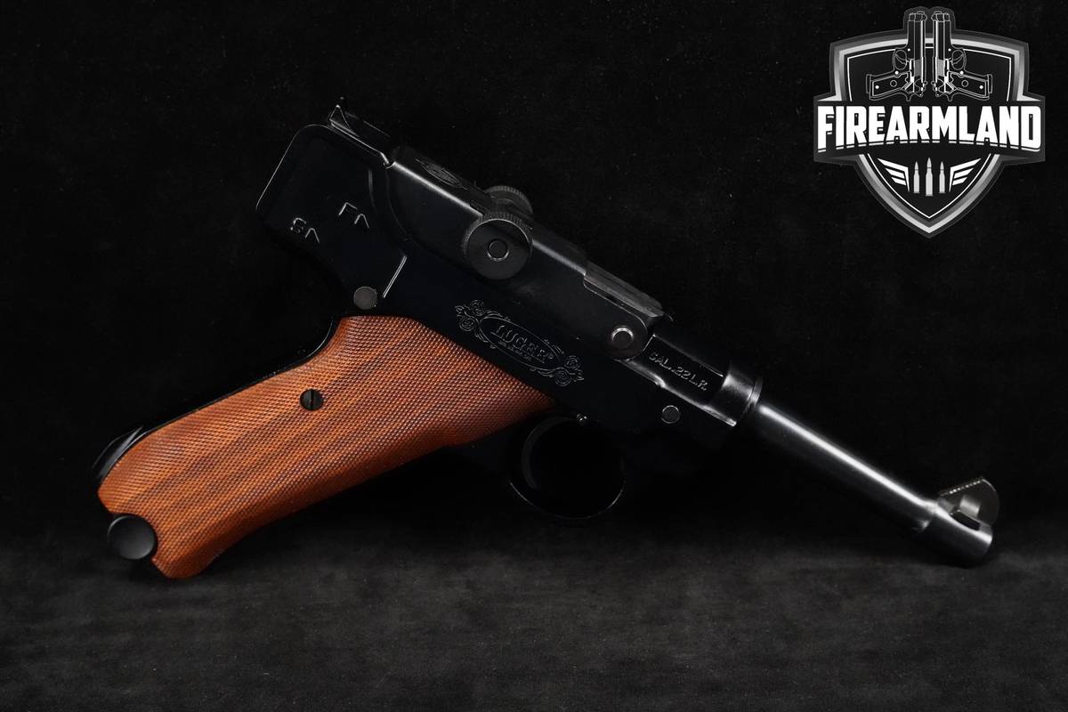 P.08 STYLE Stoeger Industries Luger STLR-4 22LR 4.5" Blued +2 MAGS & OG-BOX