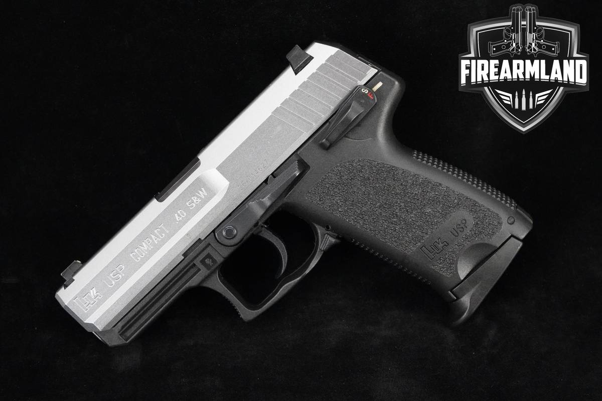 Heckler & Koch (H&K-HK) USP Compact 40 S&W 3.78" Stainless Steel H&K-HK-USP
