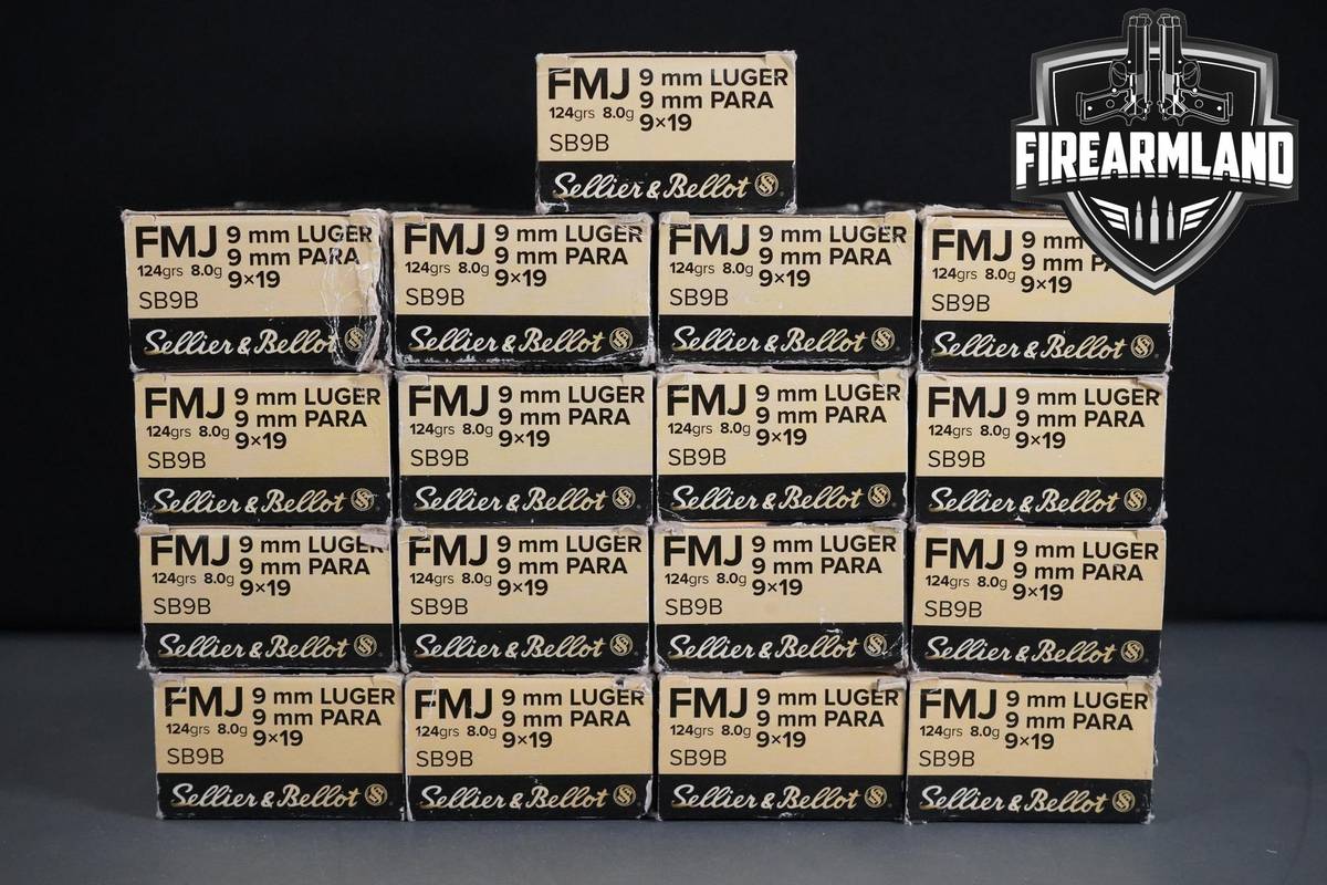 9mm Ammo 9mm Ammunition 850 ROUNDS