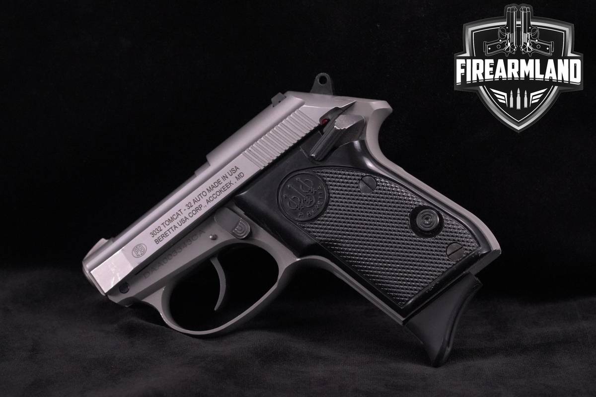 Beretta Model 3032 Tomcat Inox 32ACP 2.4 Stainless Beretta 3032-Tomcat Inox