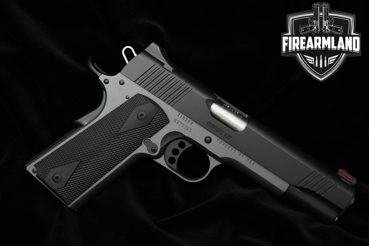 Kimber Custom LW Shadow Ghost 45 ACP 5" KimPro Black/Gray Kimber +ORIG CASE