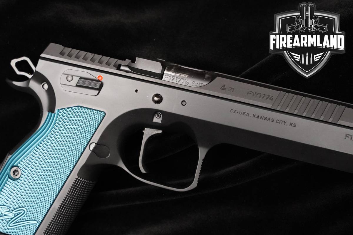 CZ TS 2 9mm 5.28" TS-2 CZ Match Race Gun TS2 Blue Tactical Sport 2