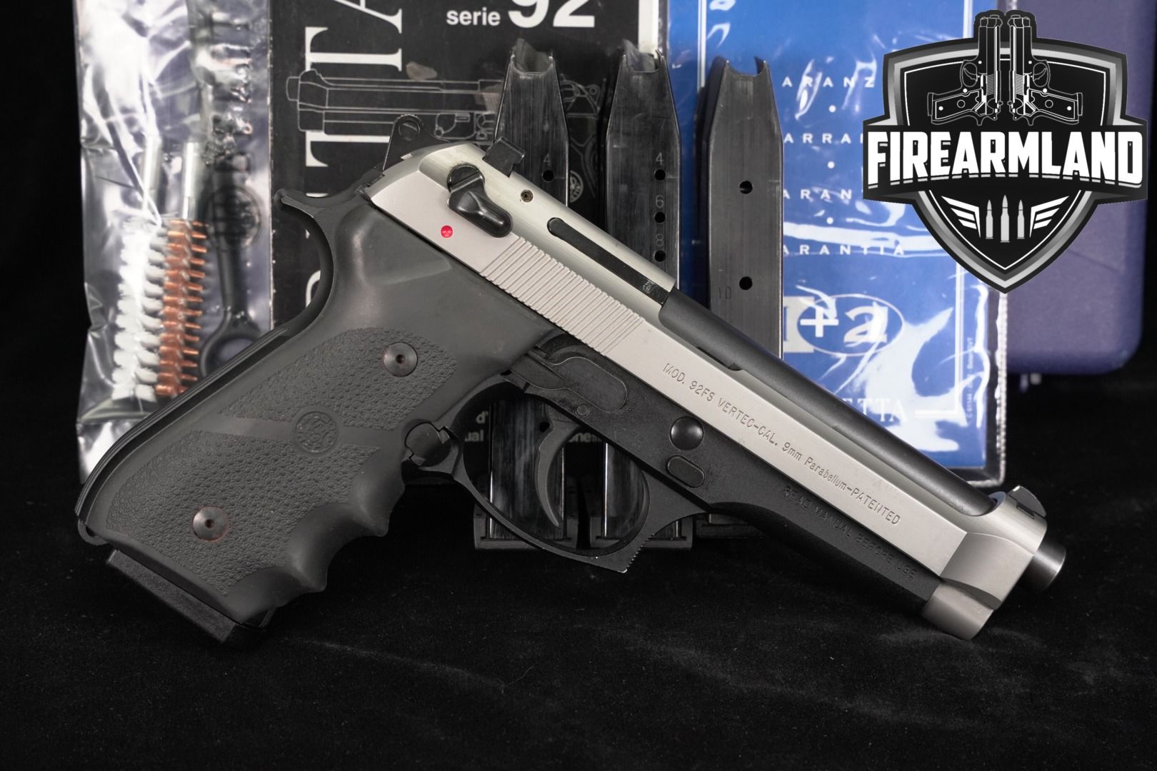 Beretta 92FS Vertec Inox 9mm 4.75