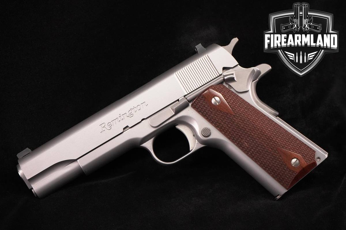 Remington Model 1911 R1 S 45 ACP 5" Satin Stainless R1S +3 MAGS & OG CASE