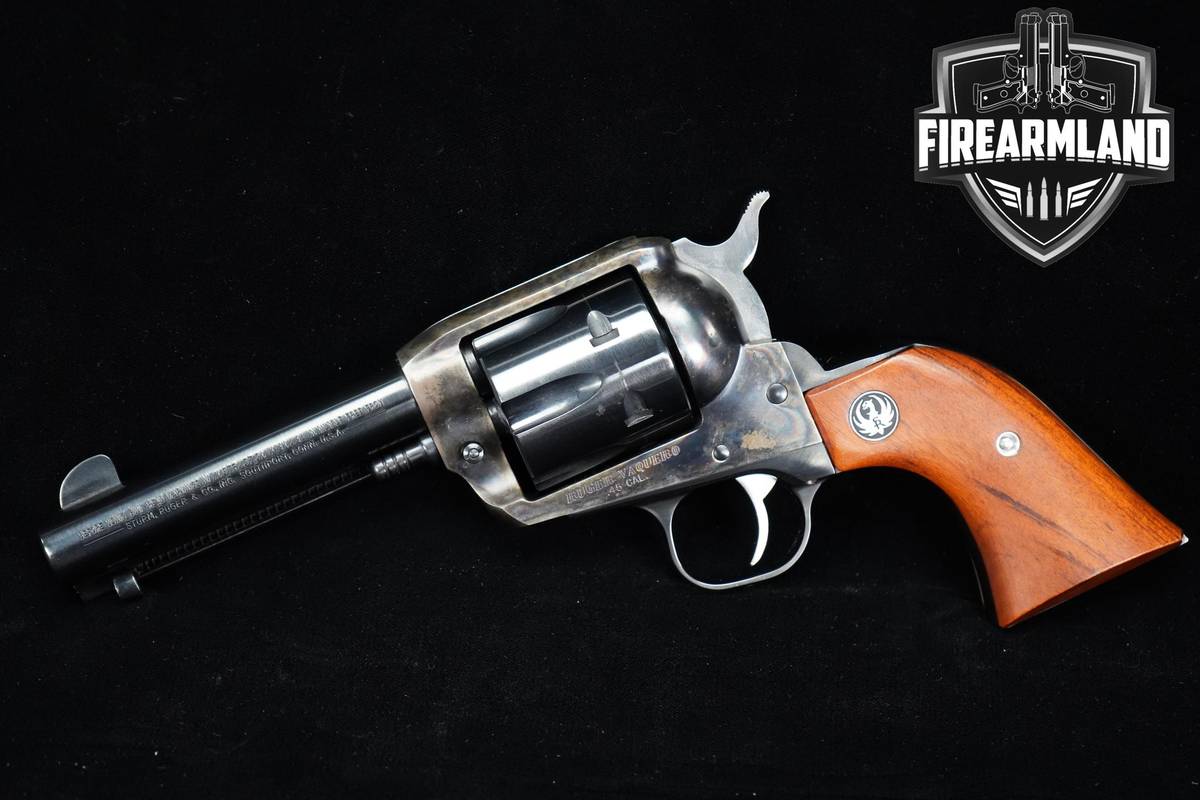 1996 Ruger Vaquero Original Large-Frame 45 Colt 4.75" Target Revolver