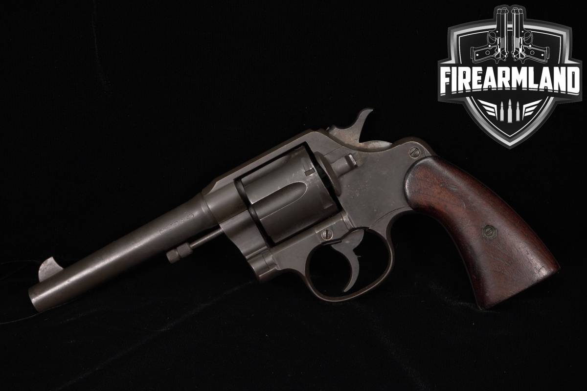 1920 Colt Model 1917 U.S Army 45Colt 5.5" Blued DA/SA USGI M1917