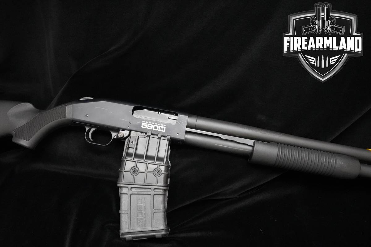 Mossberg 590M 12-Gauge 18.2" Mossberg +2 MAGS