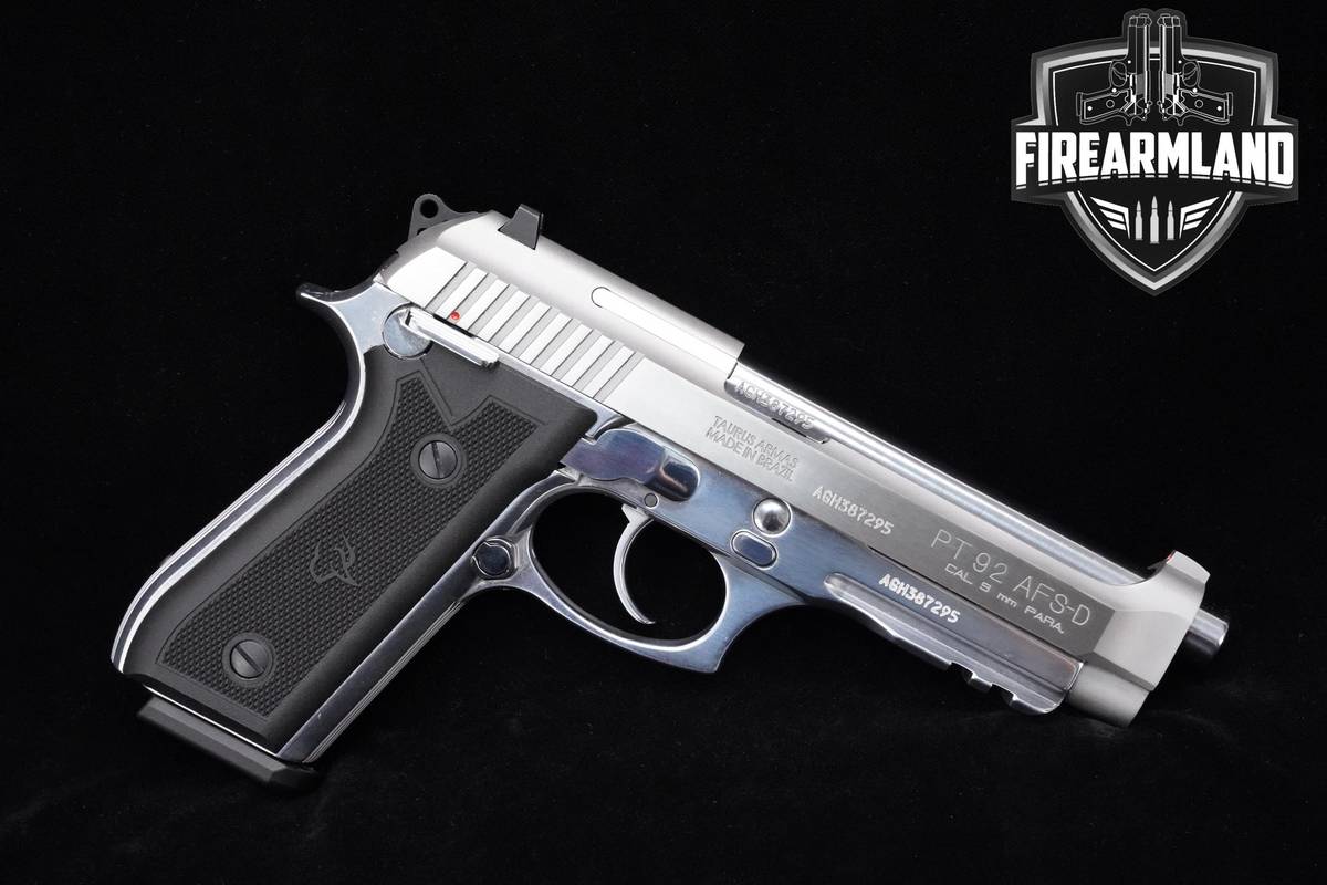 Taurus PT-92 AFS-D 9mm Polished Stainless Taurus PT92-AFS-D PT-92 +3 MAGS