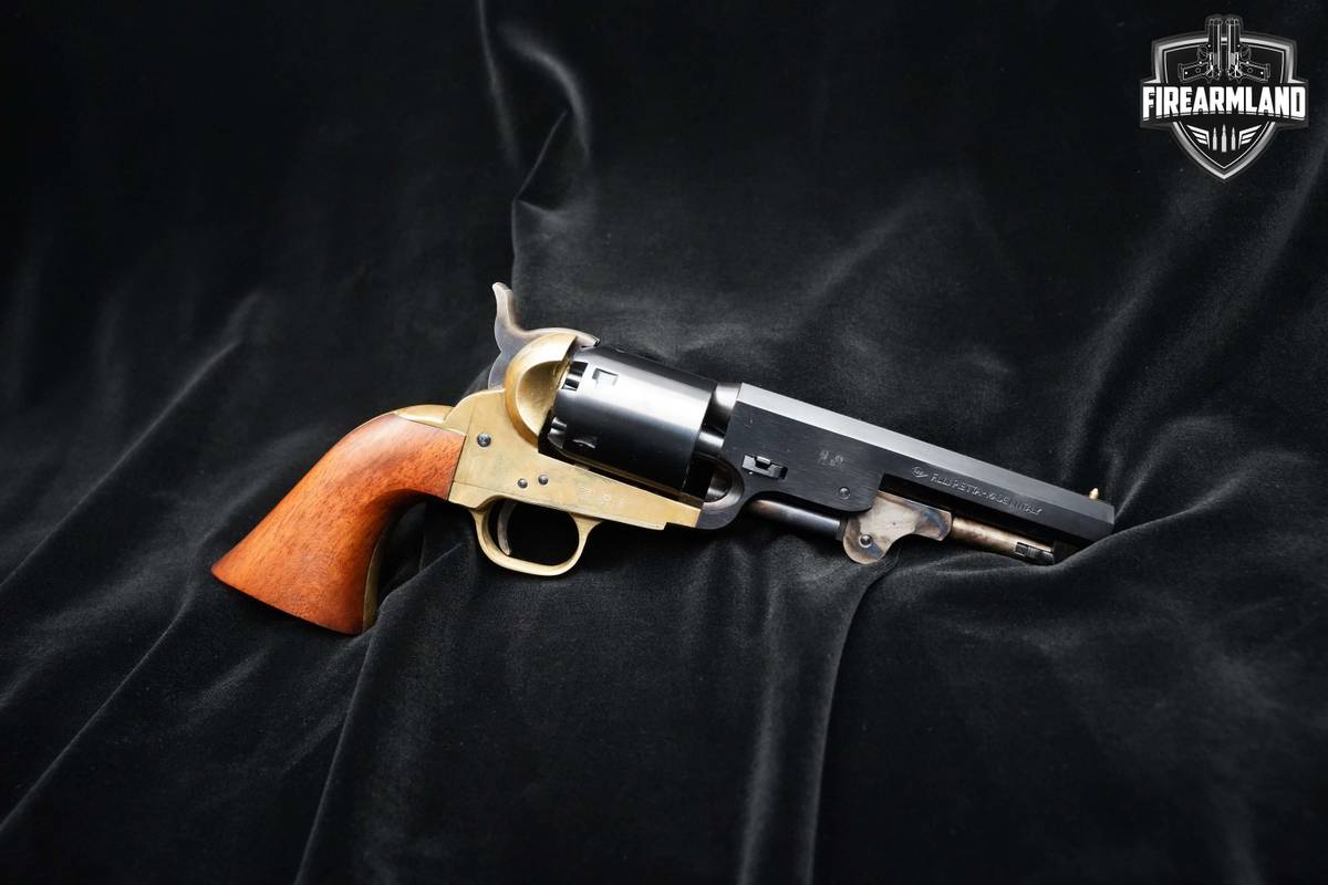 2008 F.lli Pietta 1851 Navy Sheriff Revolver Black Powder Pietta + ORIG BOX