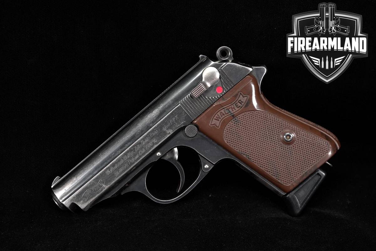 1939 WWII Walther Mod PPK Zella-Mehlis Thür 32 ACP 3.3" Blued DA/SA
