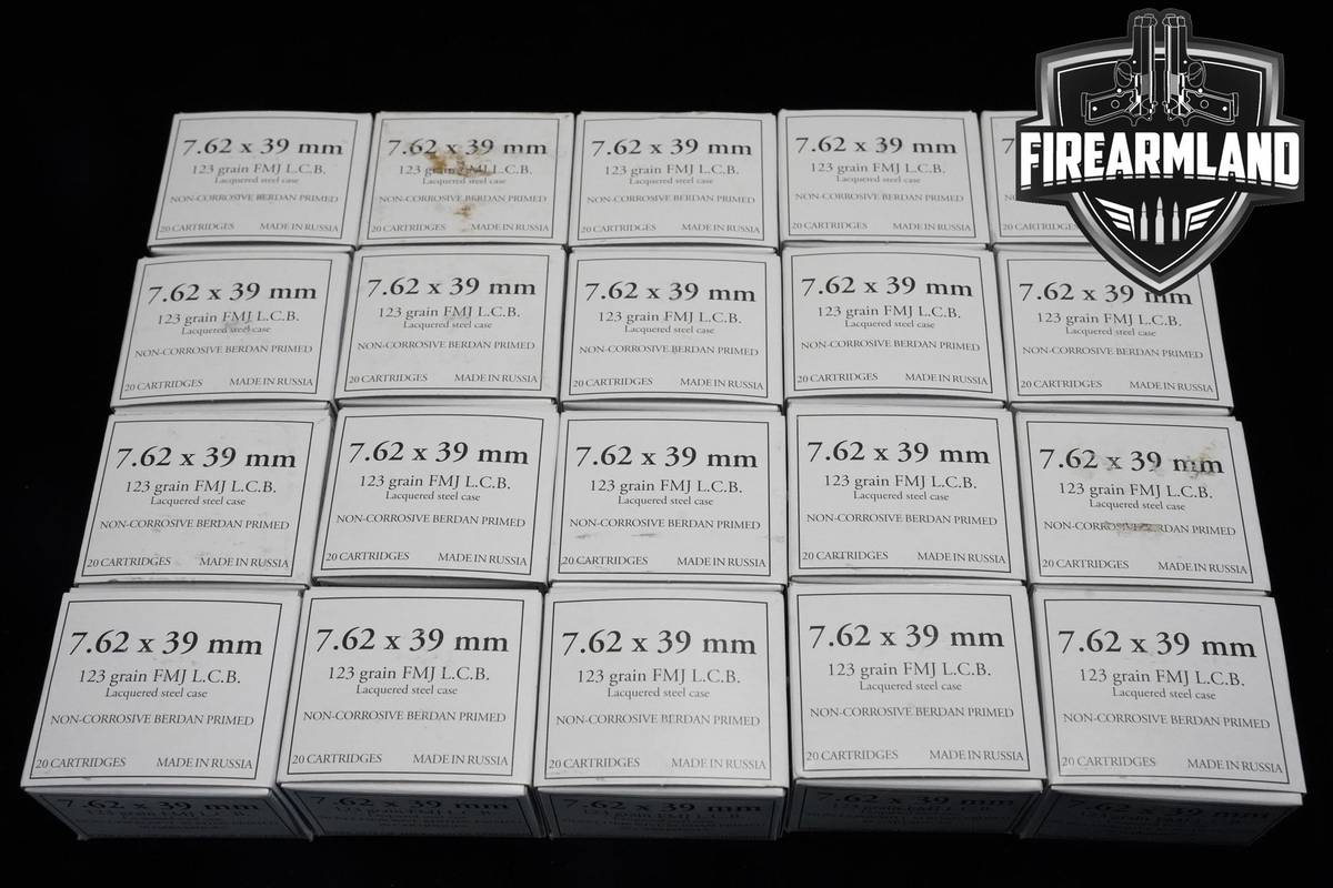 7.62x39 Ammo 762x39 Ammo 400 ROUNDS
