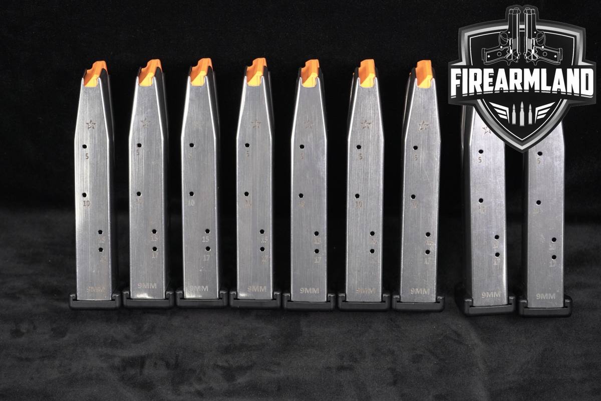Staccato 9x 2011 C/CS 17rd Magazines 9mm STI