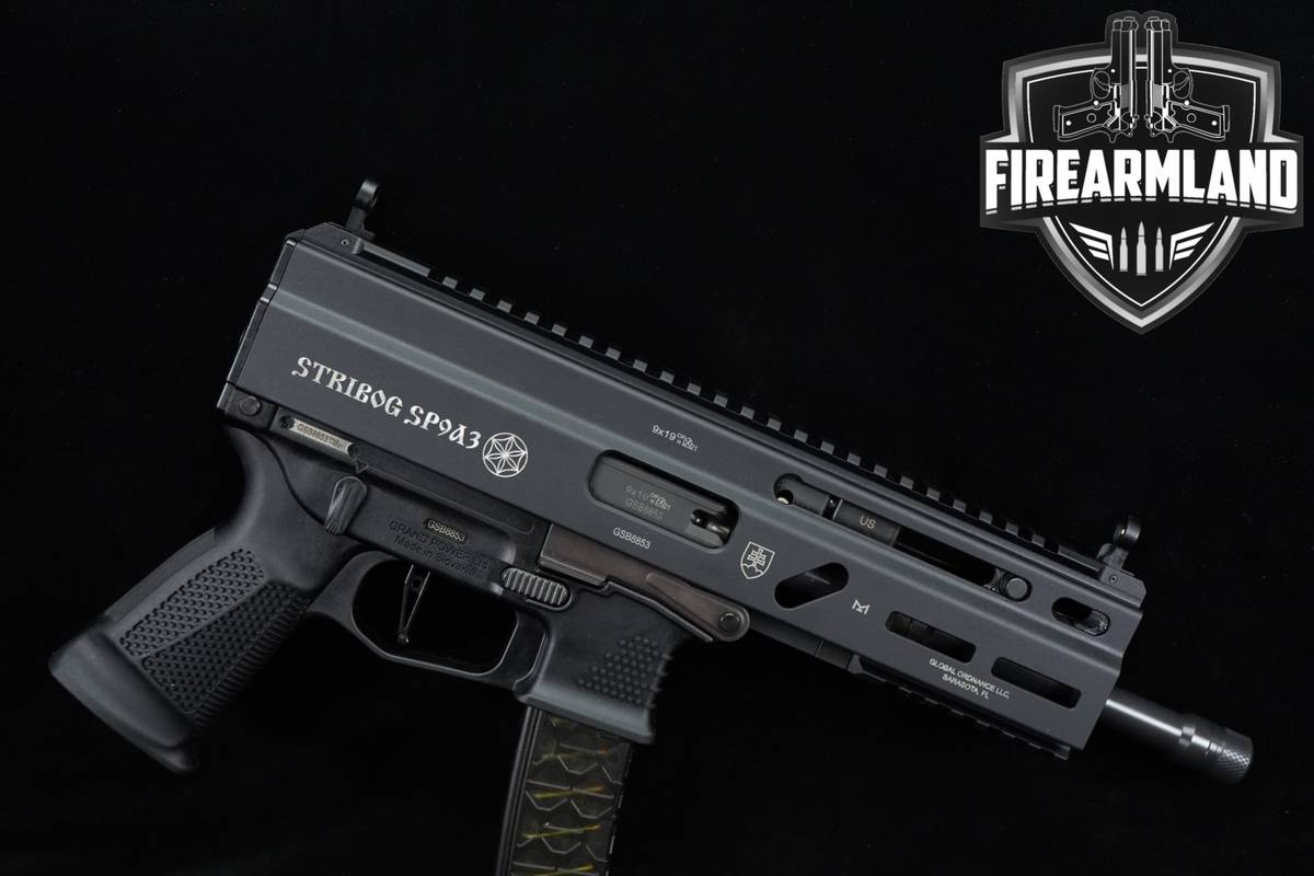 Grand Power Stribog SP9A3 9mm 8" SP9-A3 +3 MAGS & ORIG CASE