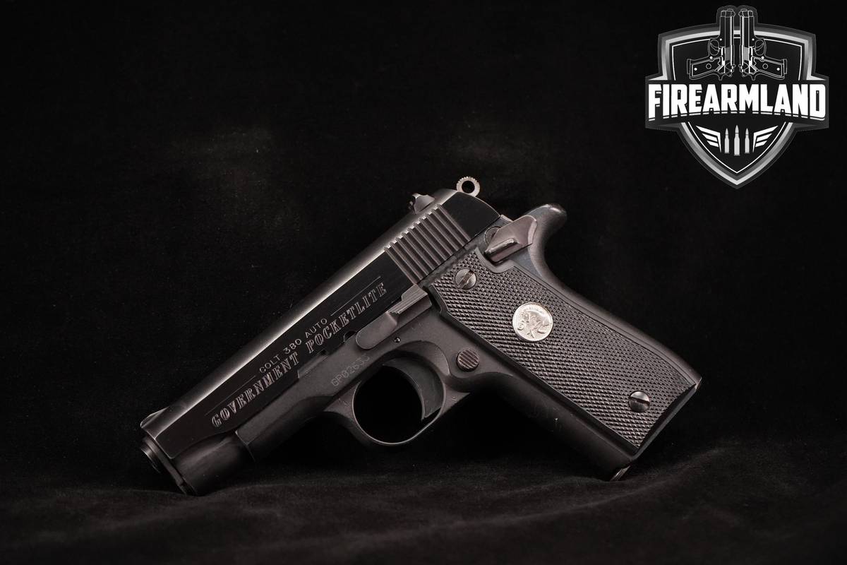 1991 Colt Government Pocketlite 380 ACP 1911 3.25" +2 MAGS & ORIG CASE