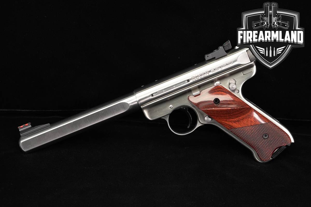 Ruger Mark III Competition Target Model 22LR 6.88" Stainless Mk3 Mk 3 2MAGS