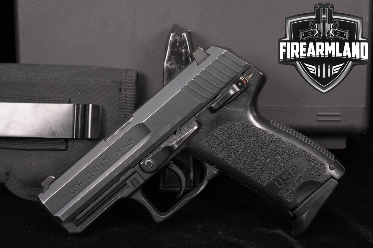 Heckler & Koch USP9 Compact Variant 1 H&K USP 9 V1 9mm +2 MAGS & HOLSTER