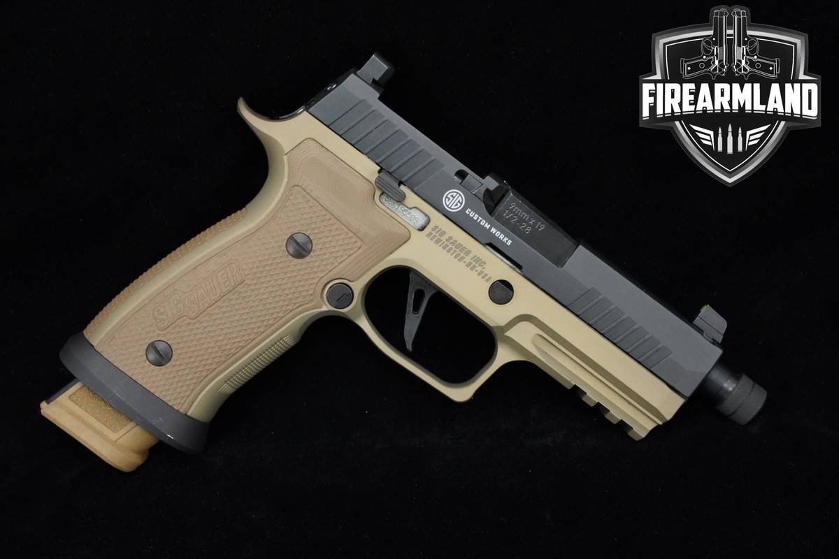 Sig Sauer P320 Custom Works 9mm Two-Tone Sig-Sauer P320 +2 MAGS & ORIG CASE