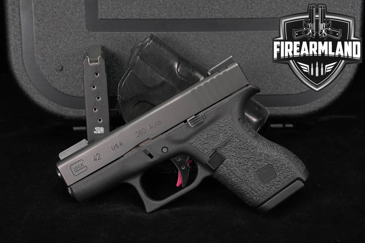 Glock 42 380 ACP 3.25" G42 +2 MAGS, ORIG CASE & HOLSTER