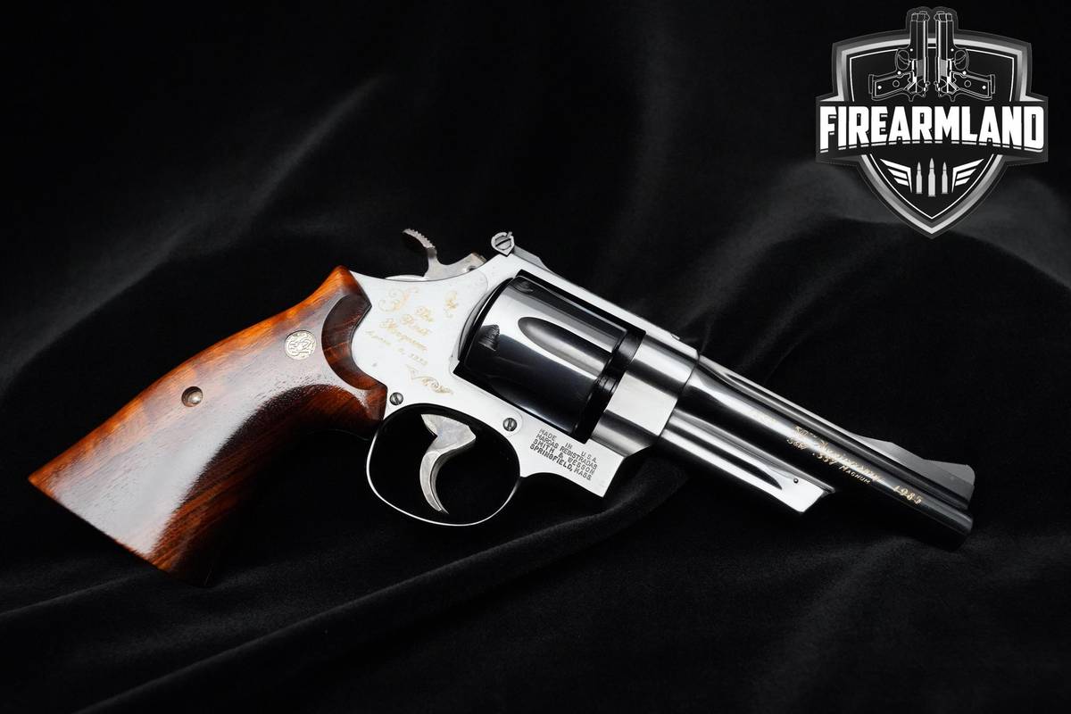 ORIG CASE Smith & Wesson 27-3 First Magnum 50th Anniversary 357 Magnum S&W