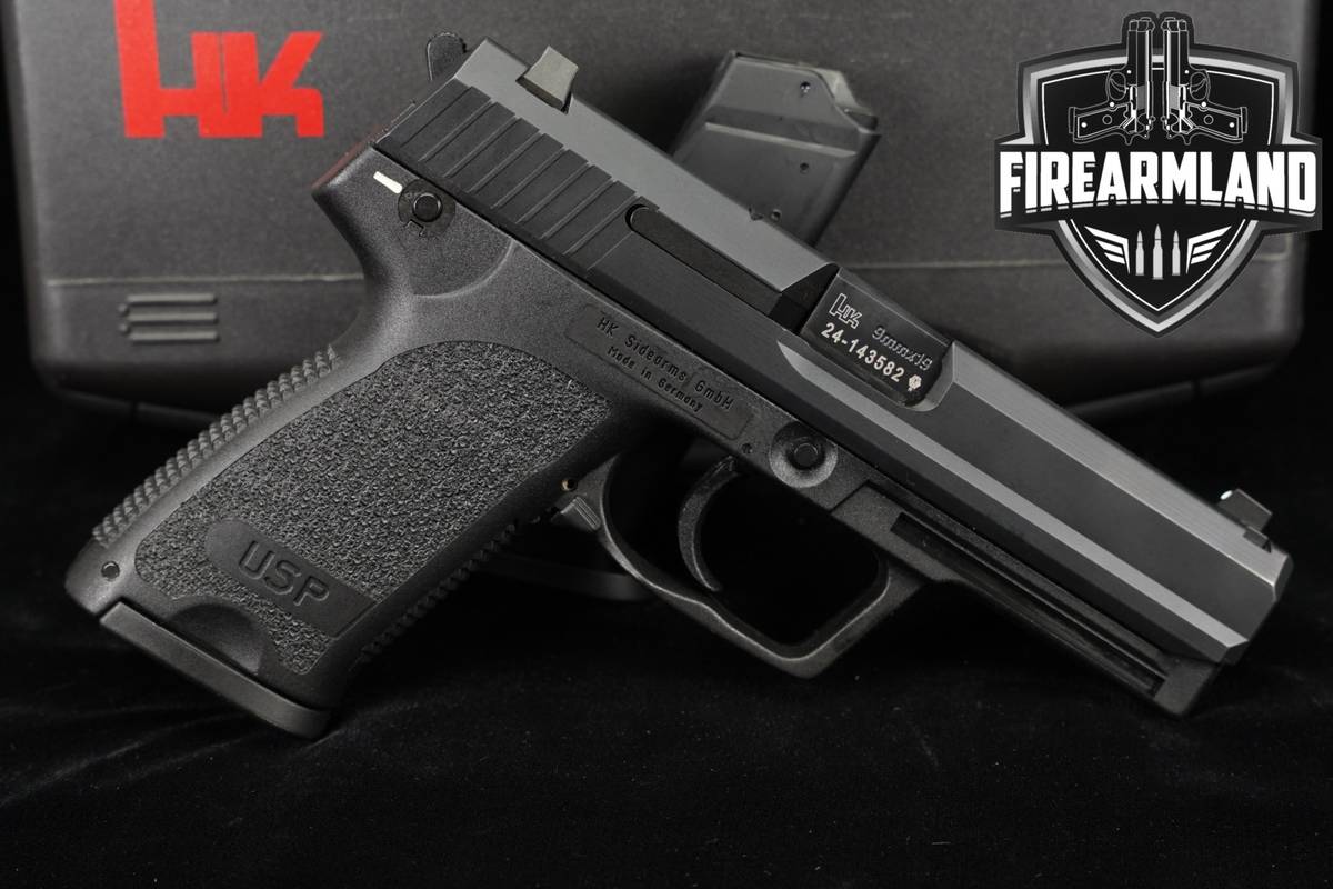 Heckler & Koch USP 9mm 4.25" H&K USP9 +2 MAGS & ORIG CASE