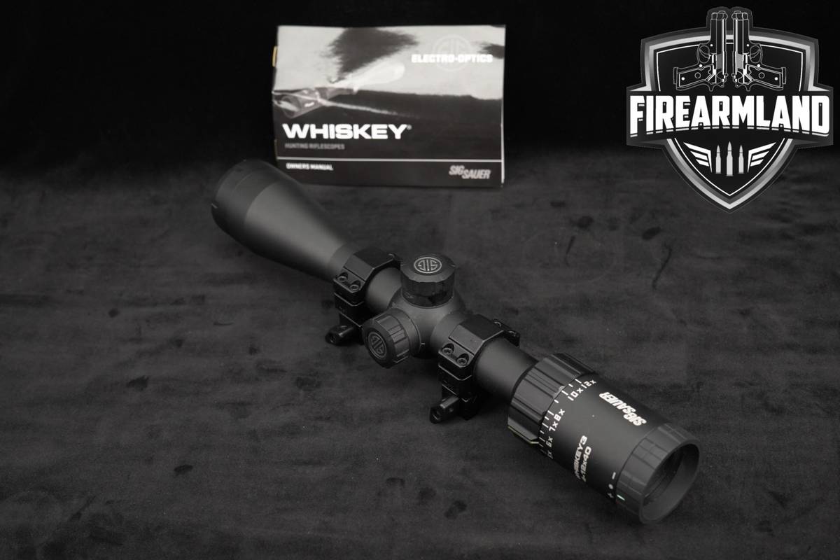 Sig Sauer Whiskey3 4-12x40 Quadplex Reticle SFP Scope Whiskey 3