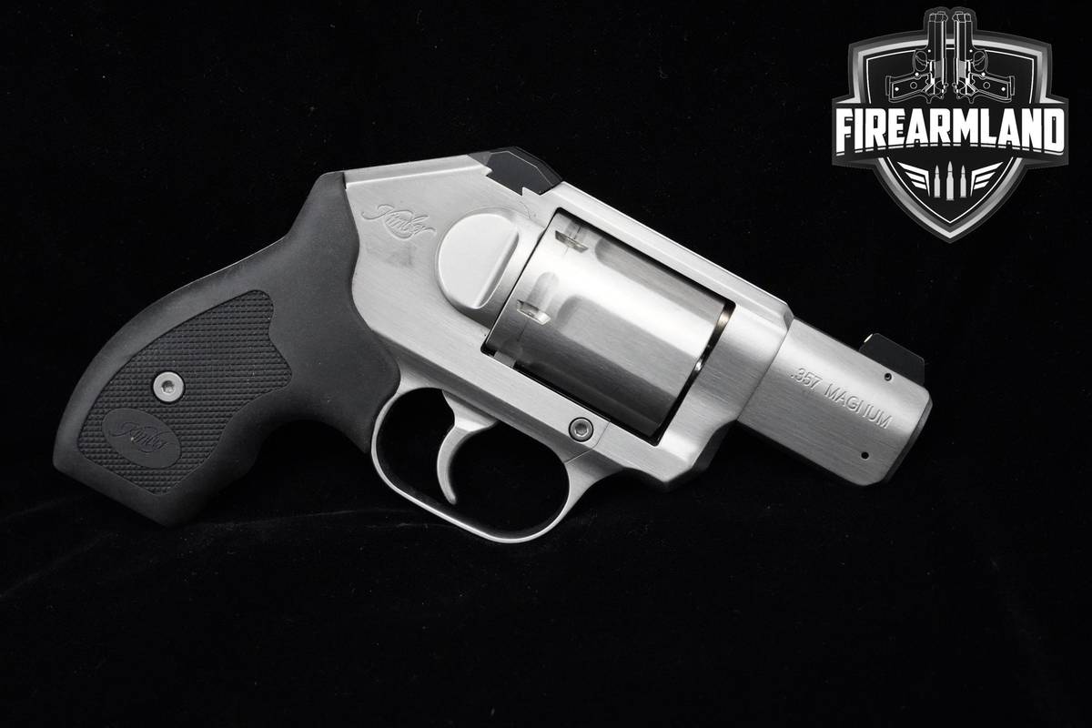 Kimber K6S Stainless 357 Magnum 2" Snub Nose Brushed Stainless Kimber DAO