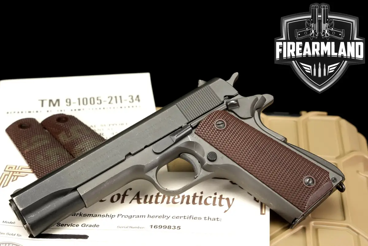 DESIRED 1944 WWII Colt M1911A1 U.S Army; CMP Service Grade 45 ACP 1911-A1