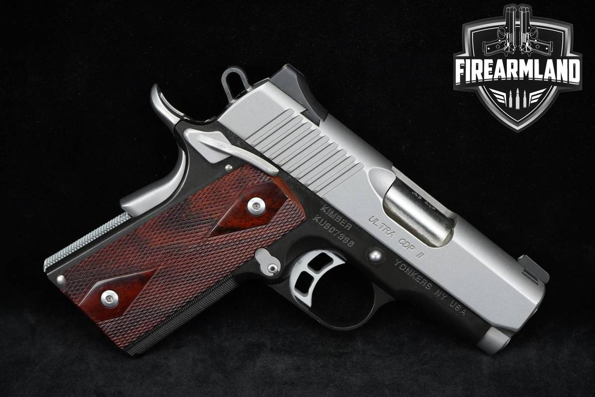 COMPACT Kimber Ultra CDP II Custom Shop 45 ACP 1911 3"