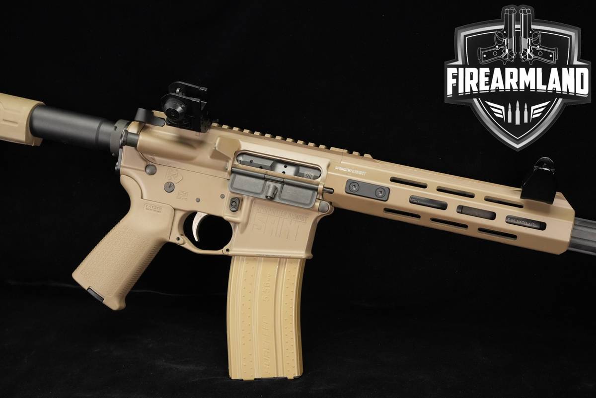 Springfield Armory SAINT AR-15 Pistol 5.56 NATO AR15 7.5 45-Degree Sights