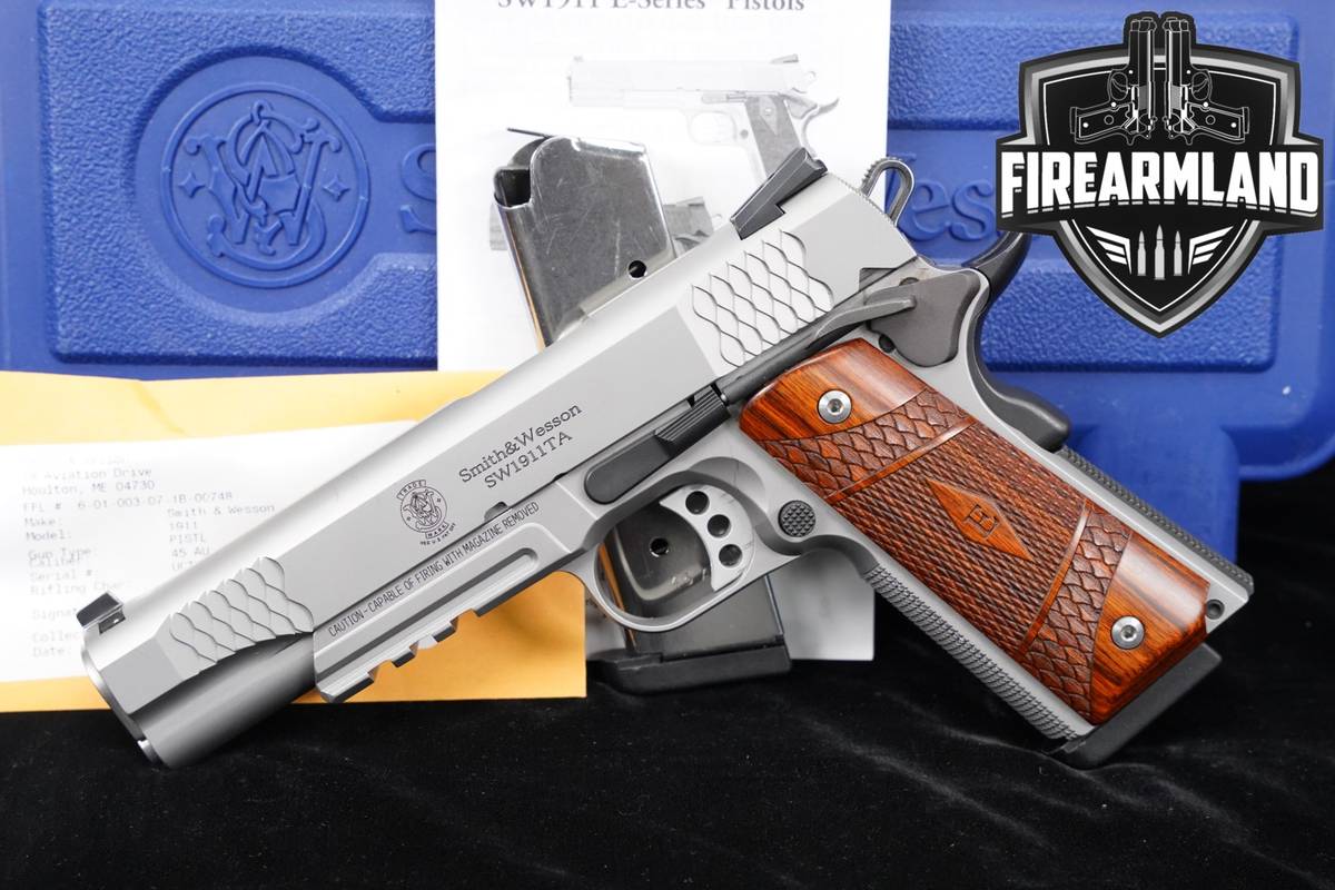 Smith & Wesson SW1911TA E-Series 45 ACP S&W SW-1911 1911TA +ORIG CASE