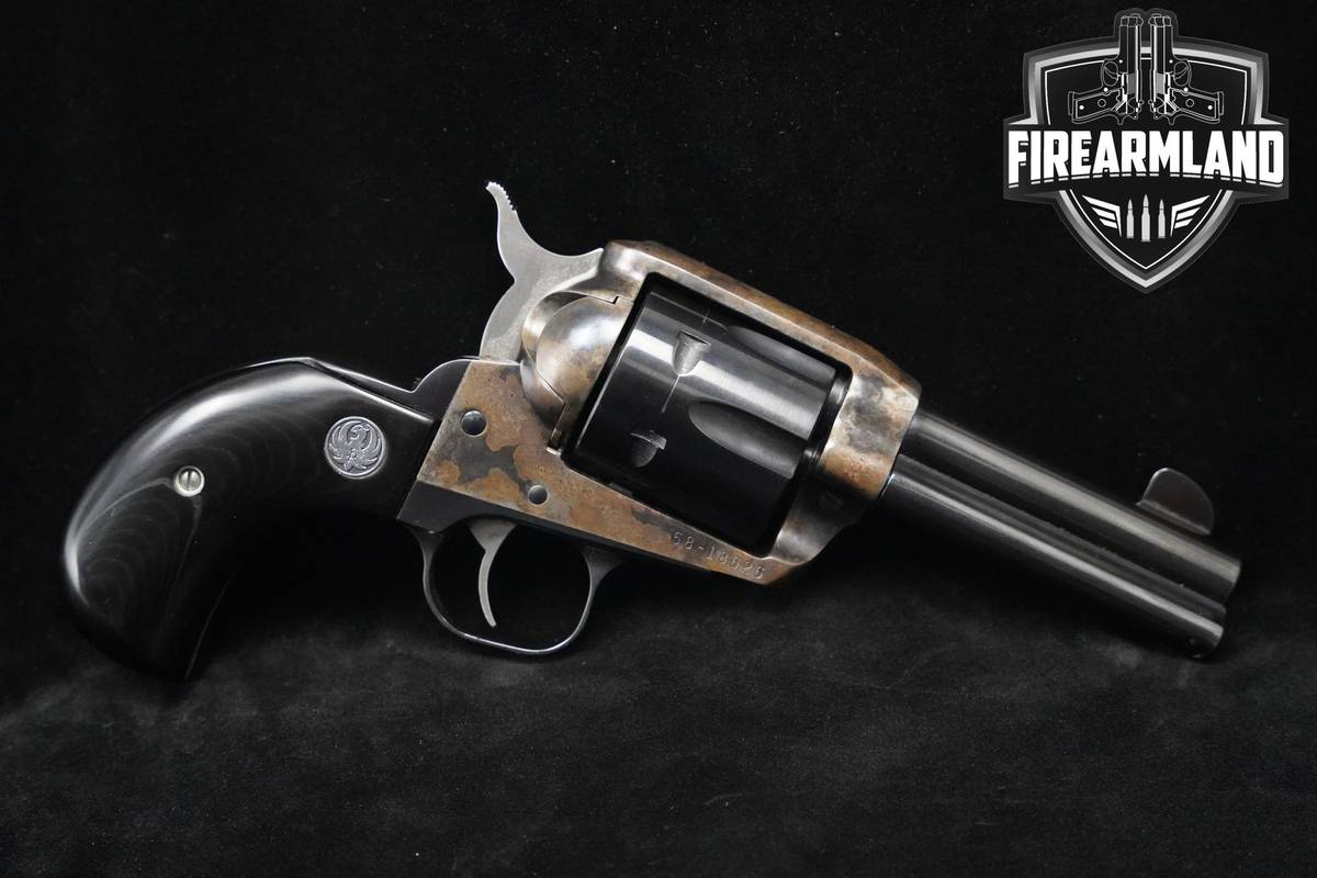2001 Ruger Vaquero 45 Colt 3.75" Case Hardened/Blued Ruger +ORIG CASE