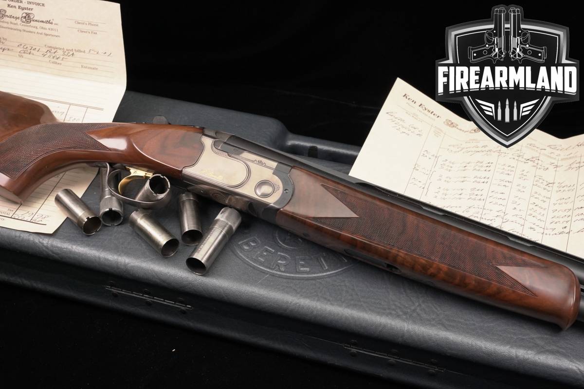 P Beretta 682 Gold Sporting 12-Gauge Blued & Walnut O/U ITALY +ORIG CASE