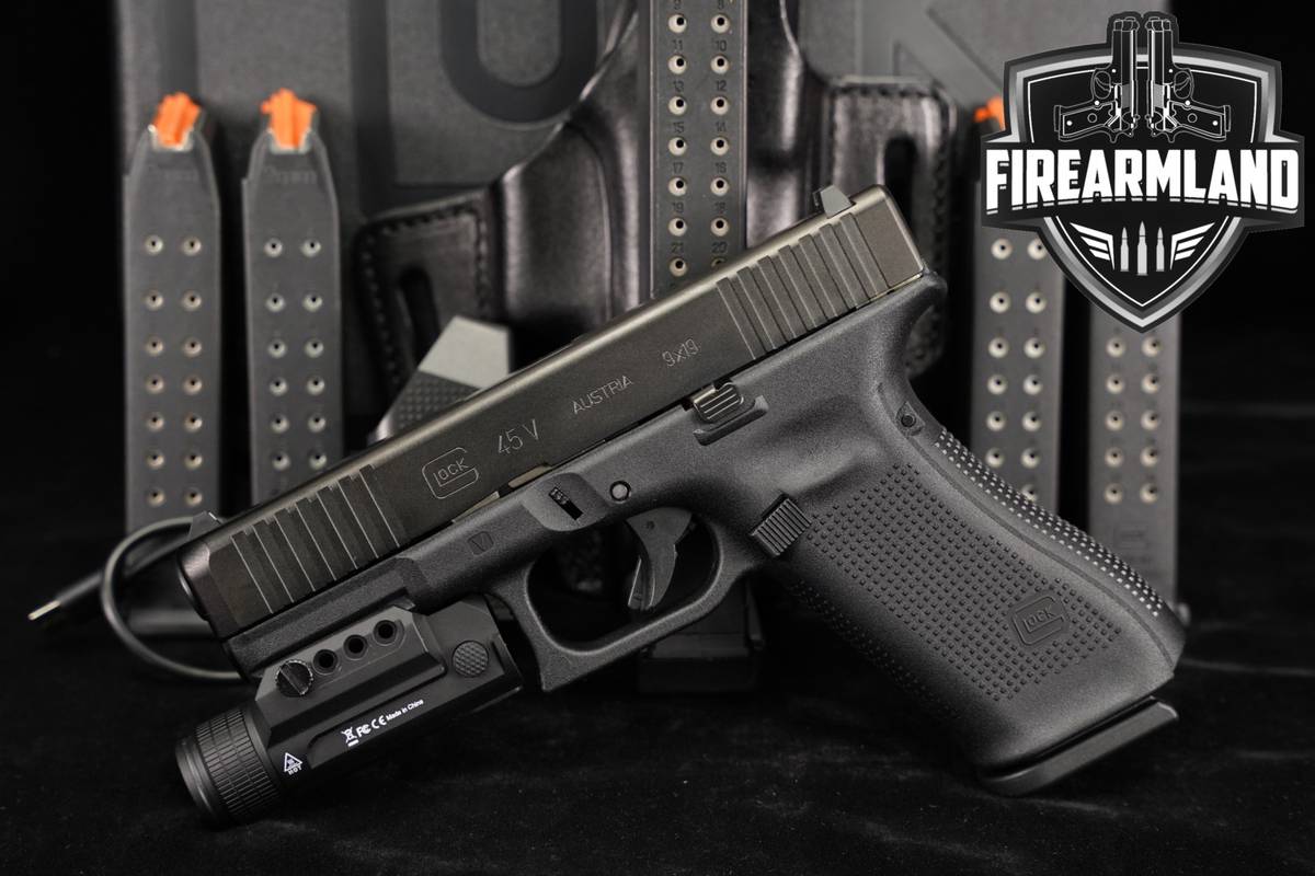 Glock 45 V Gen5 G45 Gen 5 9mm 4.02" +6 MAGS, ORIG CASE & HOLSTER