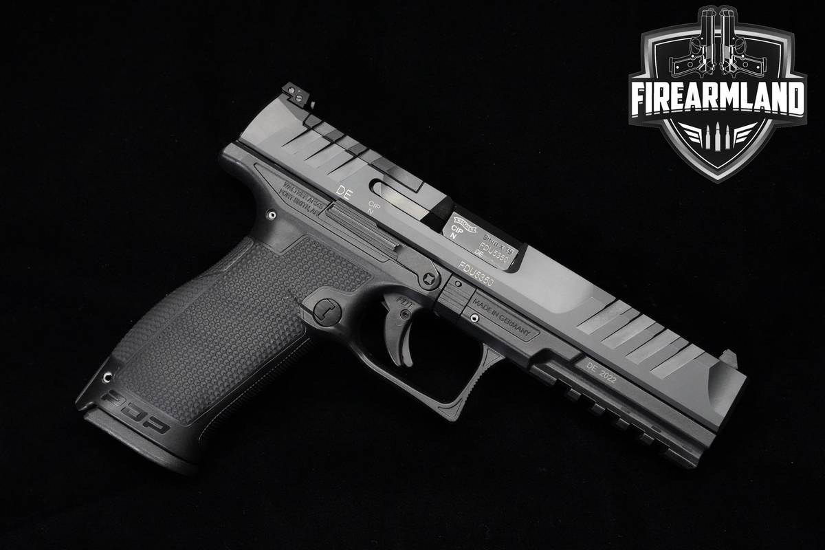 Walther PDP Full Size 9mm 5" Tenifer Walther +2 MAGS & ORIG CASE