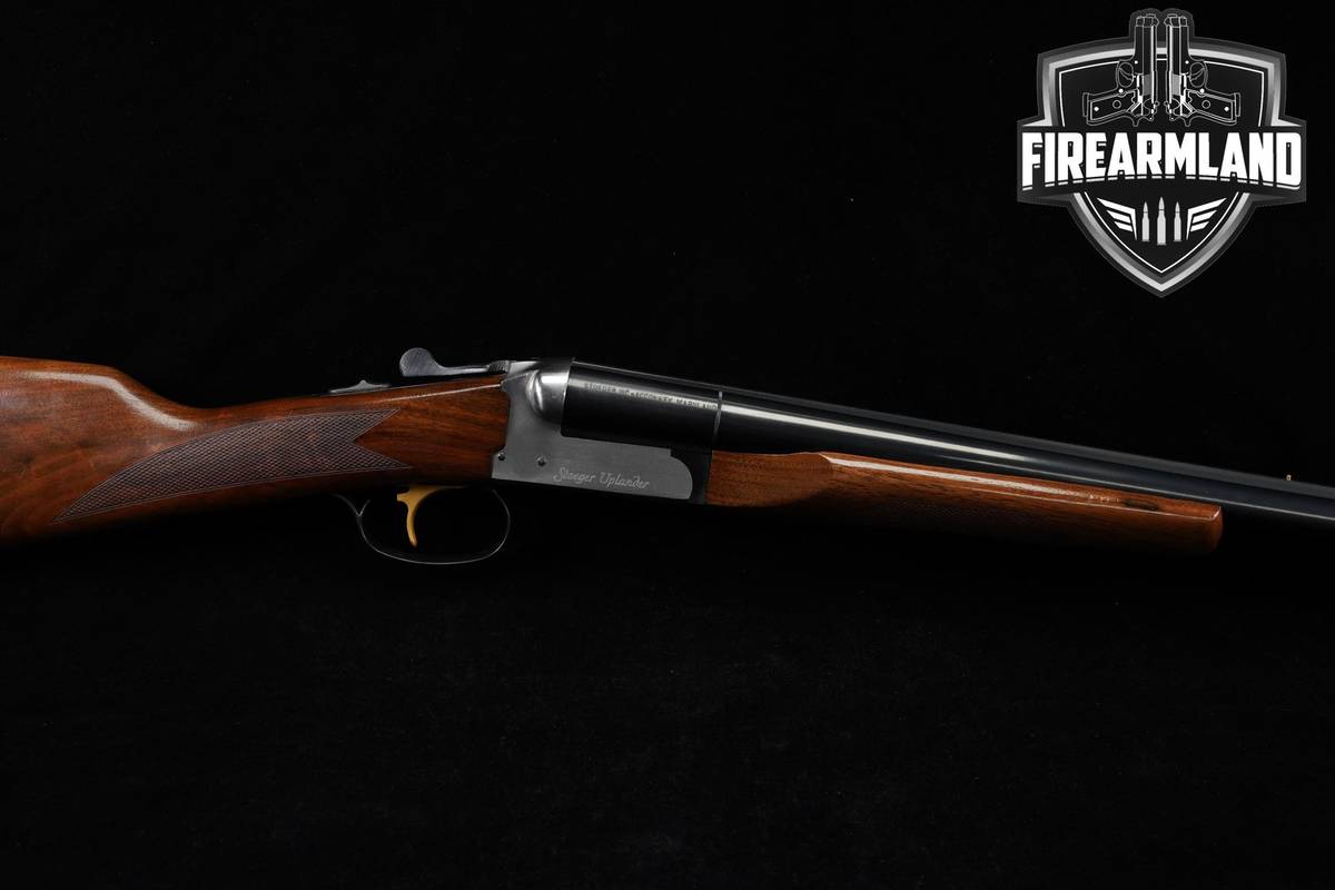 E. R. Amantino Uplander Supreme 20-Gauge E 28" Two-Tone Silver & Walnut 3"