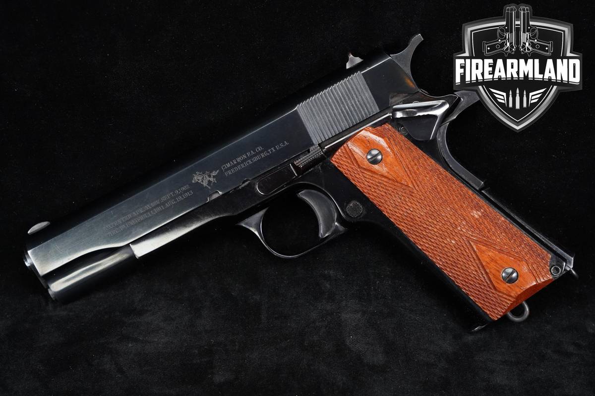 Cimarron Firearms M1911-A1 FS 45 ACP 1911 5" Polish Blued 1911A1 WWII-Style