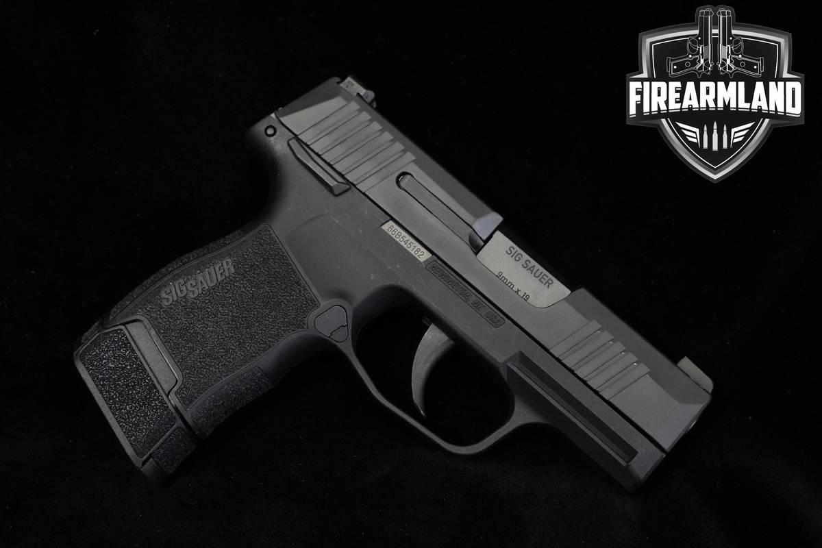Sig Sauer P365 MS 9mm 3.1" Nitron Sig-Sauer P365 3MAGS, ORIG CASE & HOLSTER