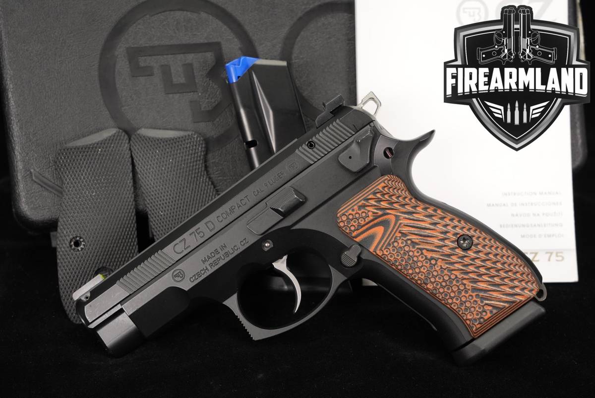 CZ 75 D PCR COMPACT Cajun Gun Works Pro Package 9mm +2 MAGS & ORIG CASE