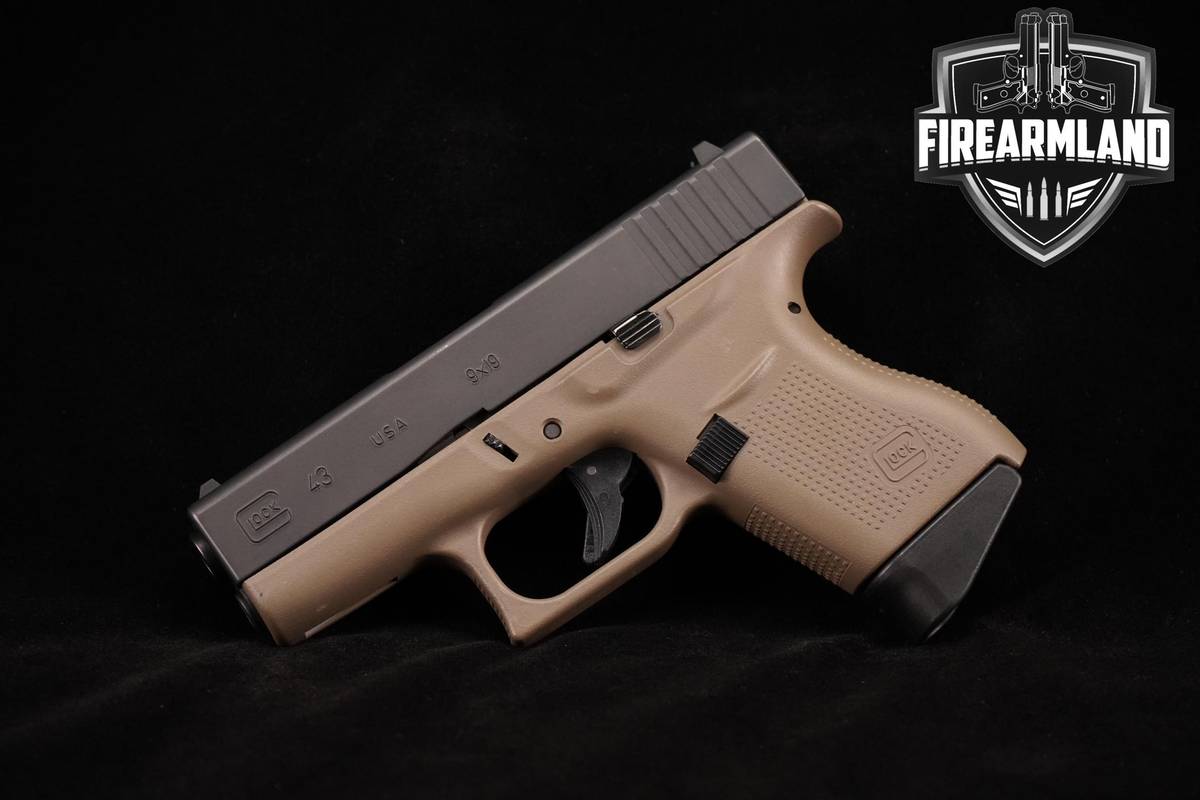 Glock G43 9mm 3.41" Two-Tone +ORIG BOX