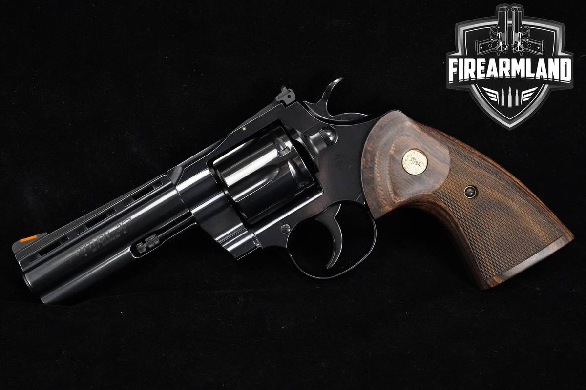 DESIRED-BLUED Colt Python Gen 2 357-Magnum 4.25" Colt-Python +ORIG CASE